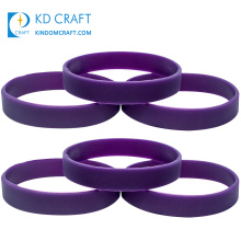 Concevez sur mesure pas cher en gros votre propre logo impression bracelet en caoutchouc vierge écologique bracelet en silicone vierge pour la promotion